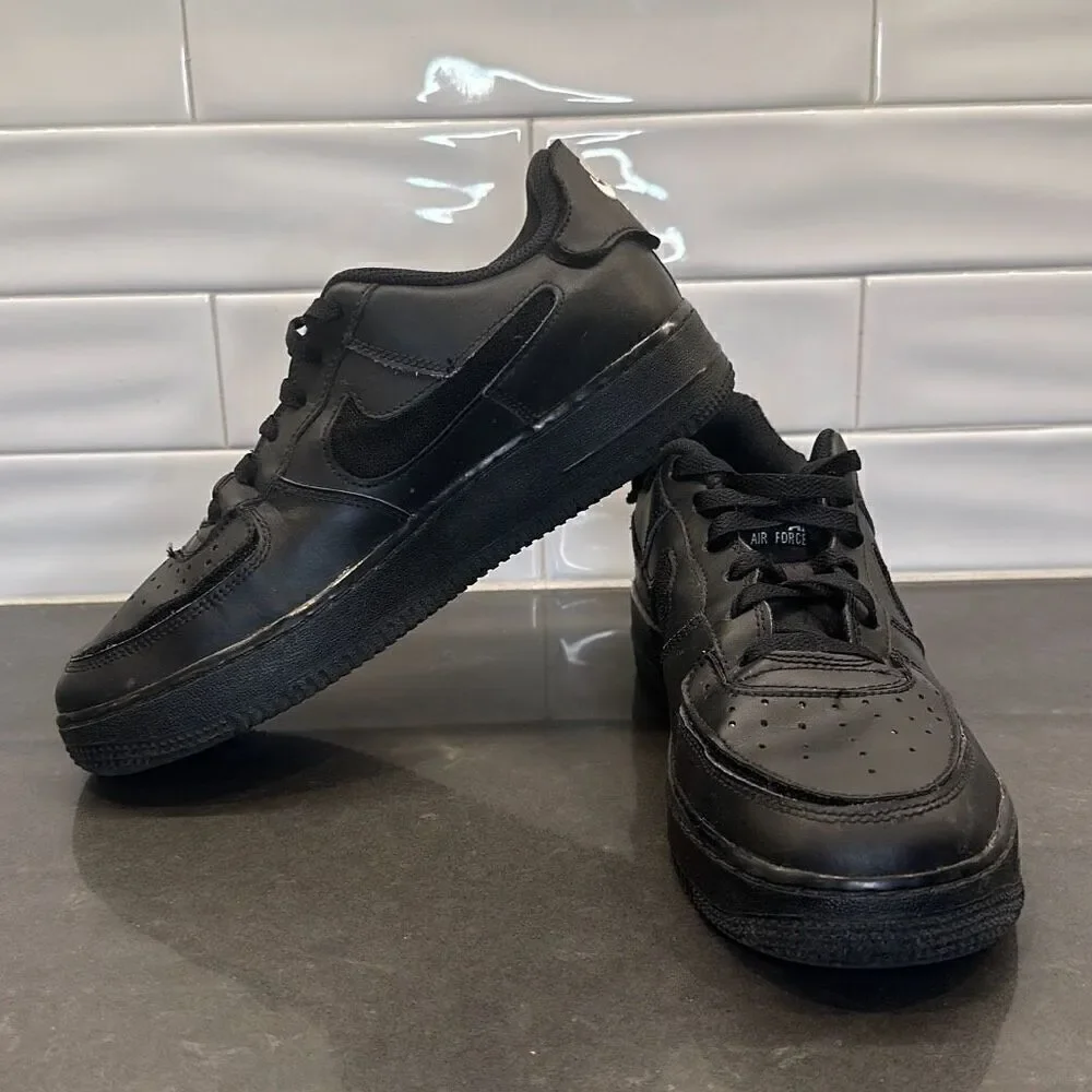 Nike AF1 1/1 GS Air Force 1 DB1856-001 7Y Front/Back Customizable